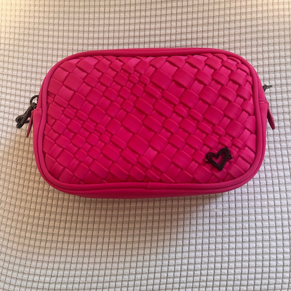 Pink Woven Women's Bag